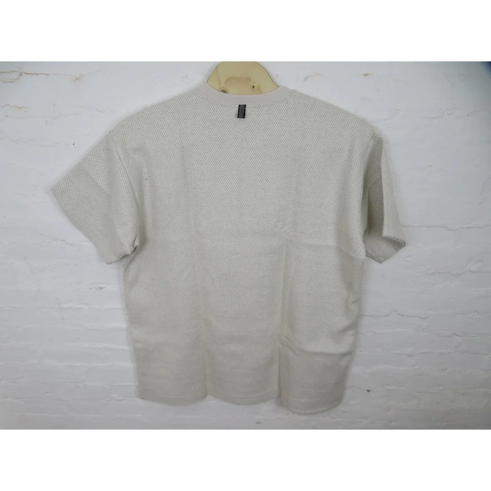 Adidas Crazy 8 Mesh Bonded Shirt Mens 2XL White Short Sleeve Side Snap Originals